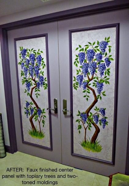 Painted Condo Doors, Mural Mural On The Wall Inc.