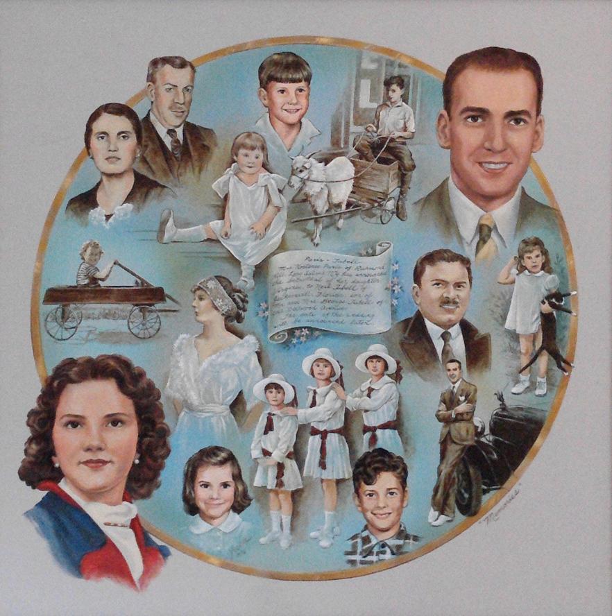 Family History Portrait, Genealogy Portrait, Mural Mural On The Wall Inc.