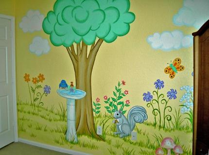 Mural for Child's room by Mural Mural On The Wall, Inc.