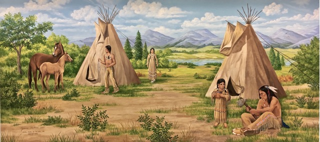 Mural: Native American Reservtion, Mural Mural On The Wall Inc. 